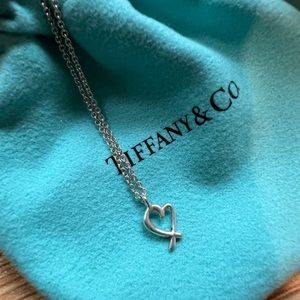 Tiffany & Co silver necklace. Mini. 16 inch